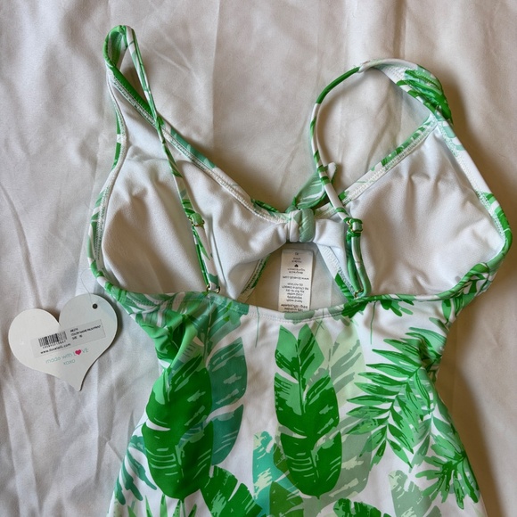 Sugar Coast by Lolli Swim One-Piece Swimsuit – Tropical Leaf Print – Size XS – - Picture 7 of 8